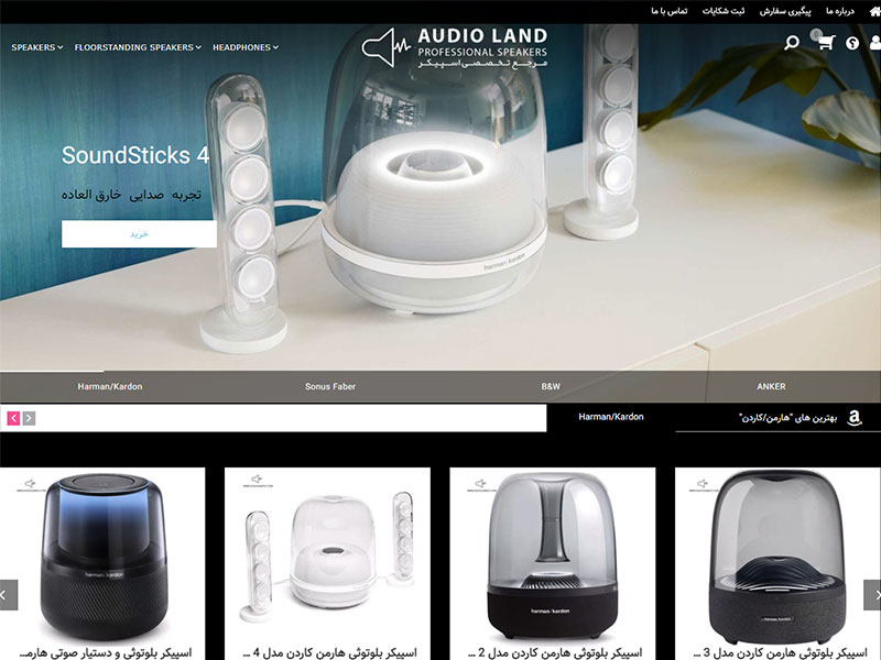 طراحی وب سایت آدیولند 1