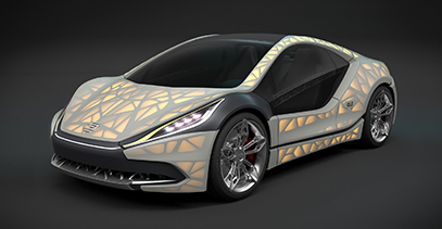خودرویی که توسط پرینتر‌های سه‌بعدی ساخته می‌شود