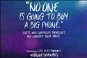 کنایه سامسونگ به اپل: «هیچ کس هیچ وقت تلفن بزرگ نمی‌خرد!»