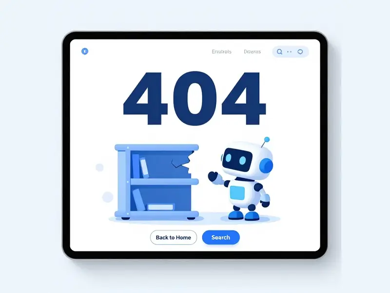 خطای 404 سایت 