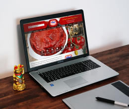 طراحی وب سایت محصولات غذایی اروم آدا