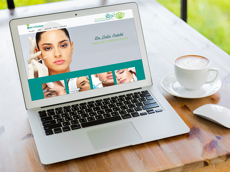 پیاده سازی وب سایت شخصی دکتر لیلا صالحی  2