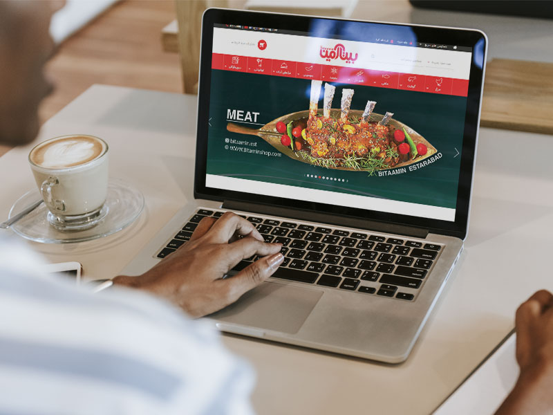 طراحی وبسایت فروشگاه آنلاین بیتامین مارکت 1