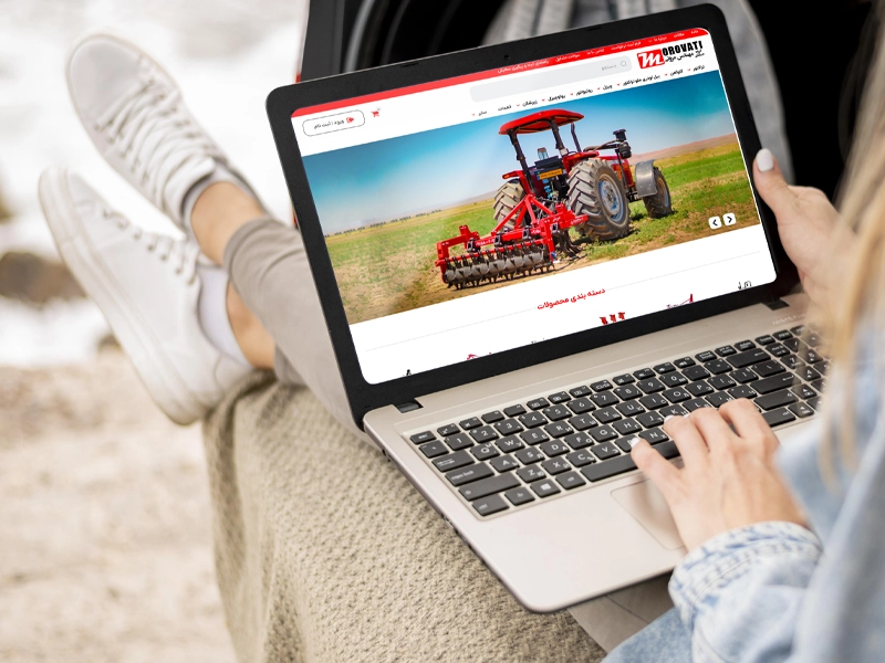 طراحی وب سایت شرکتی گروه فنی و مهندسی مروتی 2