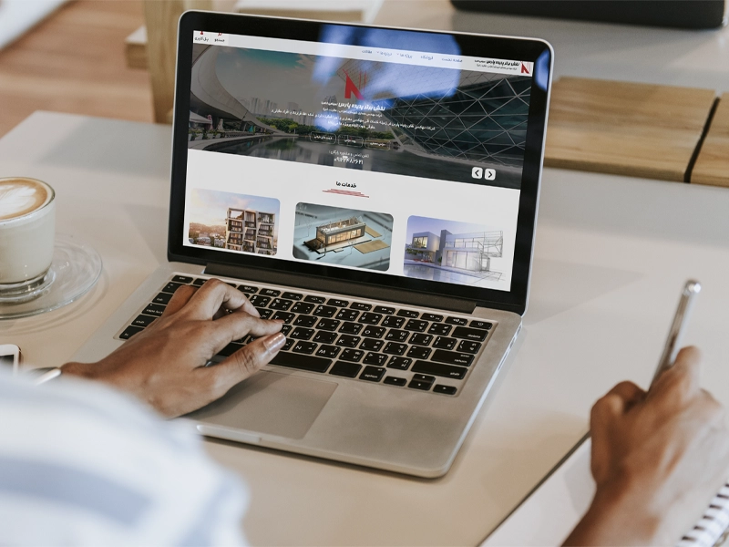 پیاده سازی سایت شرکتی نقش برتر پدیده پارس 2