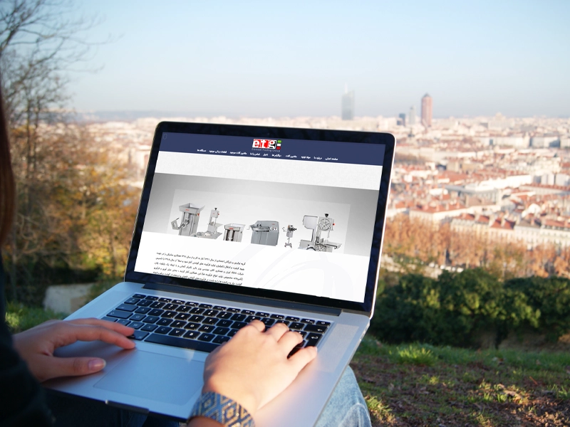طراحی سایت شرکتی گروه تولیدی و بازرگانی اعتمادی (etg) 2