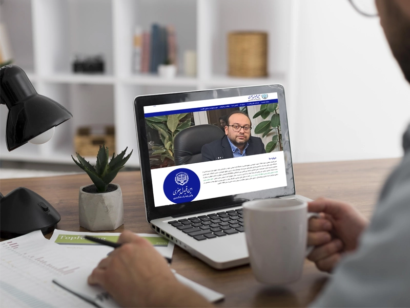 پیاده سازی سایت شخصی جناب آقای امین قویدل جعفری 2