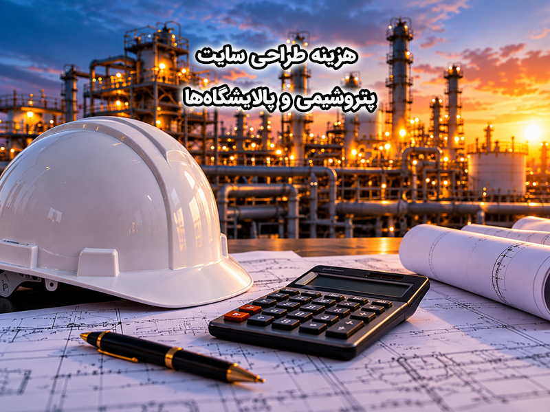 هزینه طراحی سایت پتروشیمی و پالایشگاه