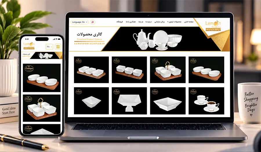 طراحی سایت فروشگاه لوازم خانگی